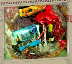 Foto de la panera de Nadal 2013 per a la rifa de 6è