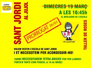 CARTELL TALLER ST JORDI
