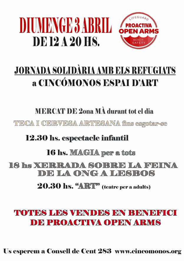 Cartel Dia Proactiva Horaris